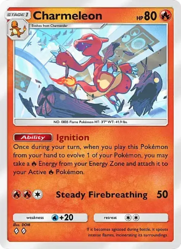 Charmeleon — Crimson Blaze card #012