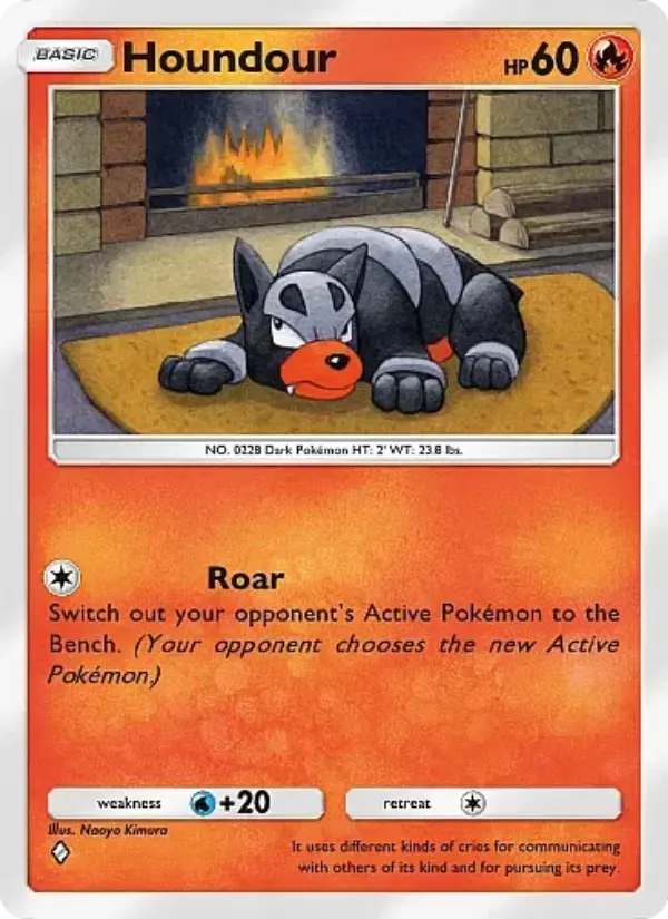 Houndour — Crimson Blaze card #015