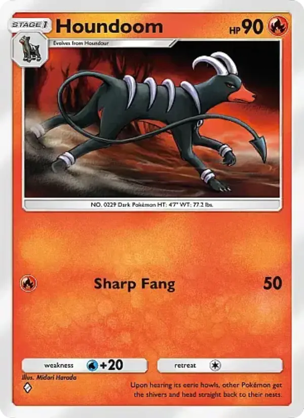 Houndoom — Crimson Blaze card #016