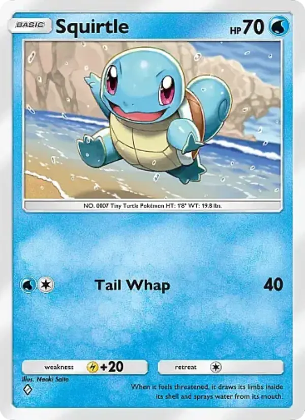 Squirtle — Crimson Blaze card #017