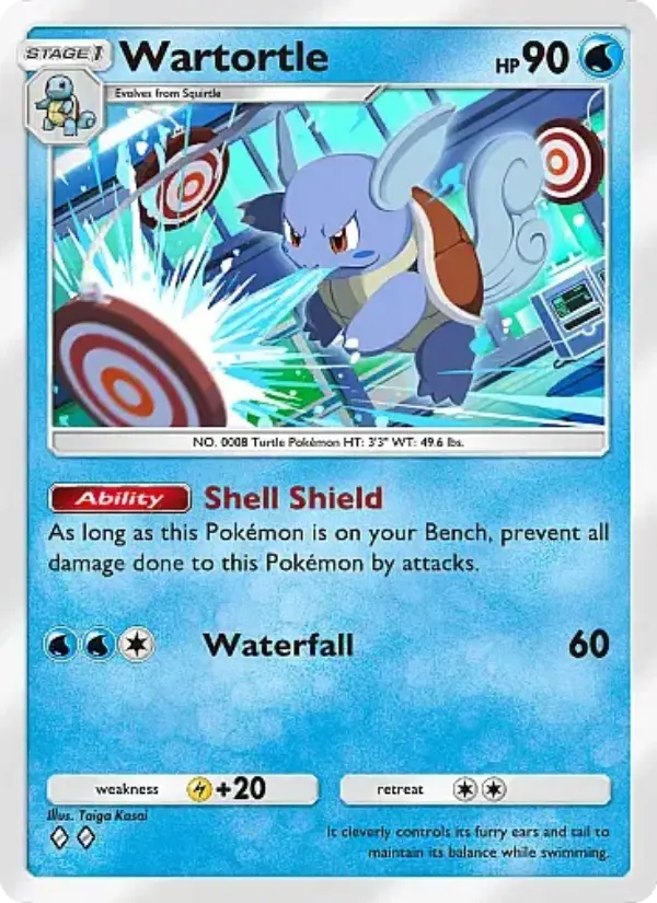 Wartortle — Crimson Blaze card #018