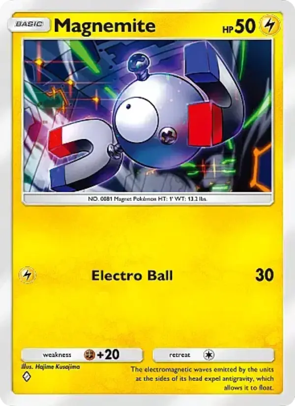 Magnemite — Crimson Blaze card #024