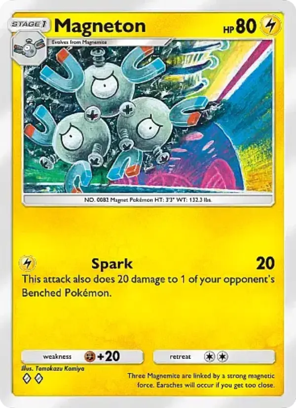 Magneton — Crimson Blaze card #025