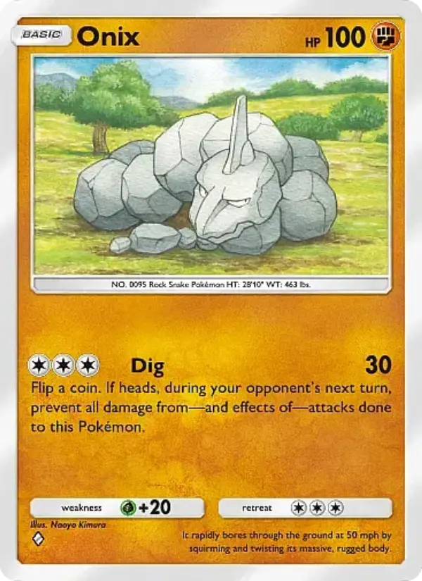 Onix — Crimson Blaze card #038