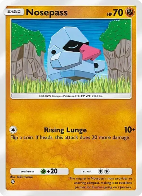 Nosepass — Crimson Blaze card #041