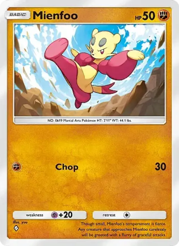 Mienfoo — Crimson Blaze card #043