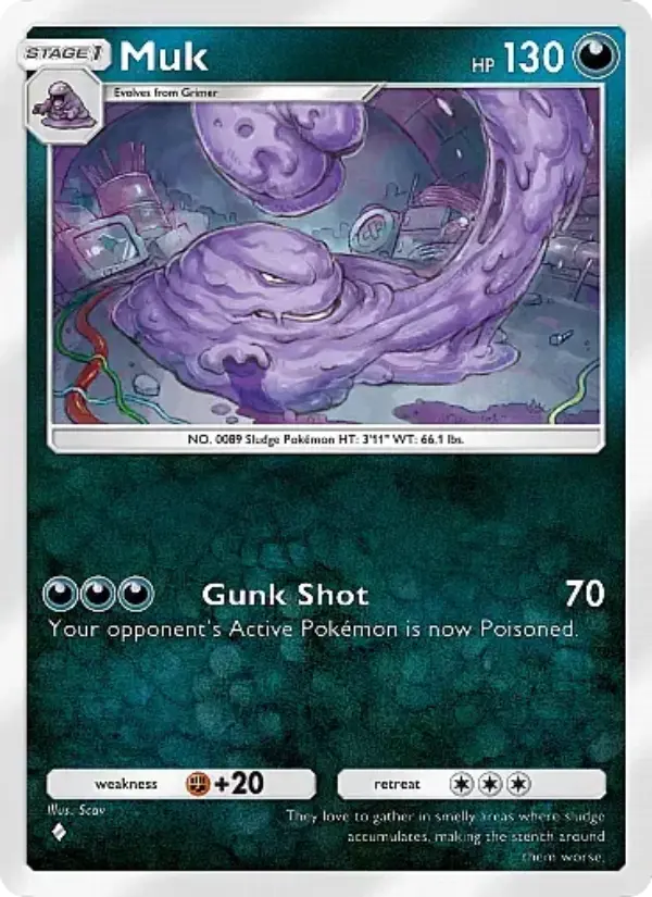 Muk — Crimson Blaze card #046
