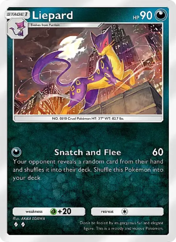 Liepard — Crimson Blaze card #048