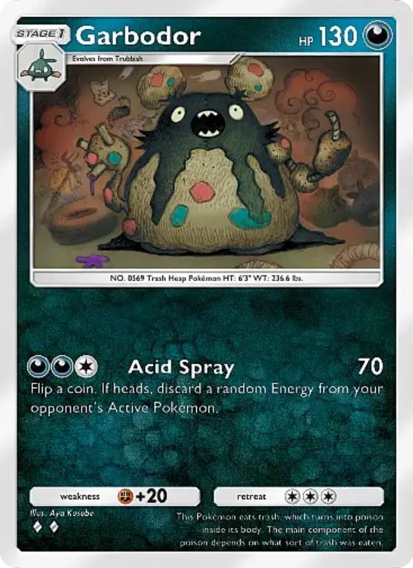 Garbodor — Crimson Blaze card #050