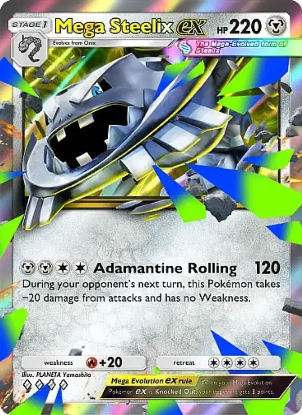 Mega Steelix ex — Crimson Blaze card #052