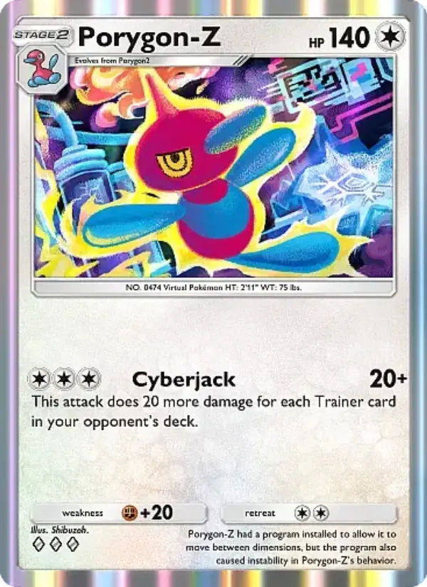 Porygon-Z — Crimson Blaze card #058