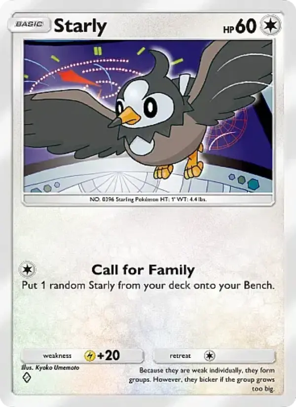 Starly — Crimson Blaze card #059