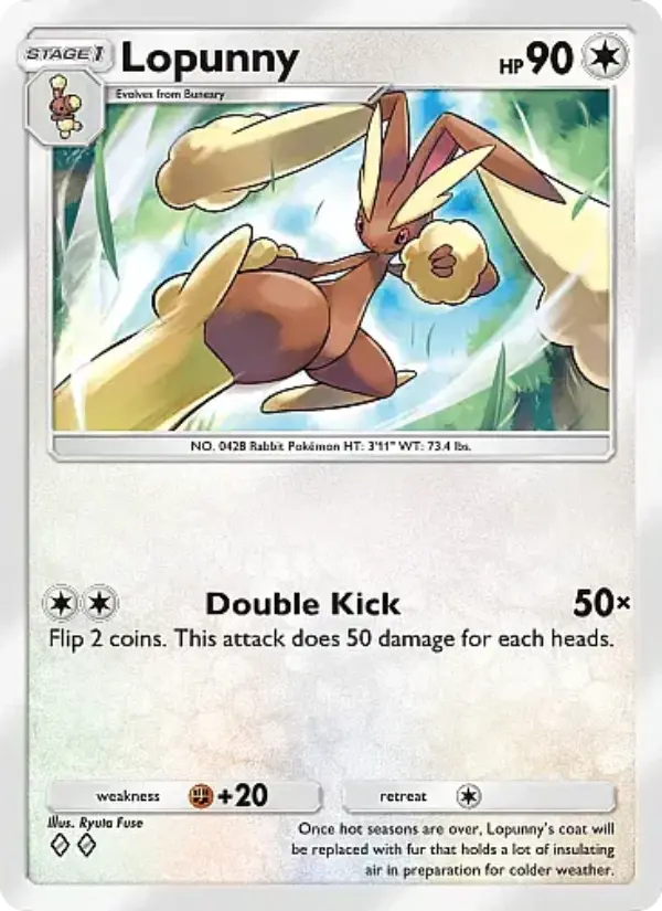 Lopunny — Crimson Blaze card #063