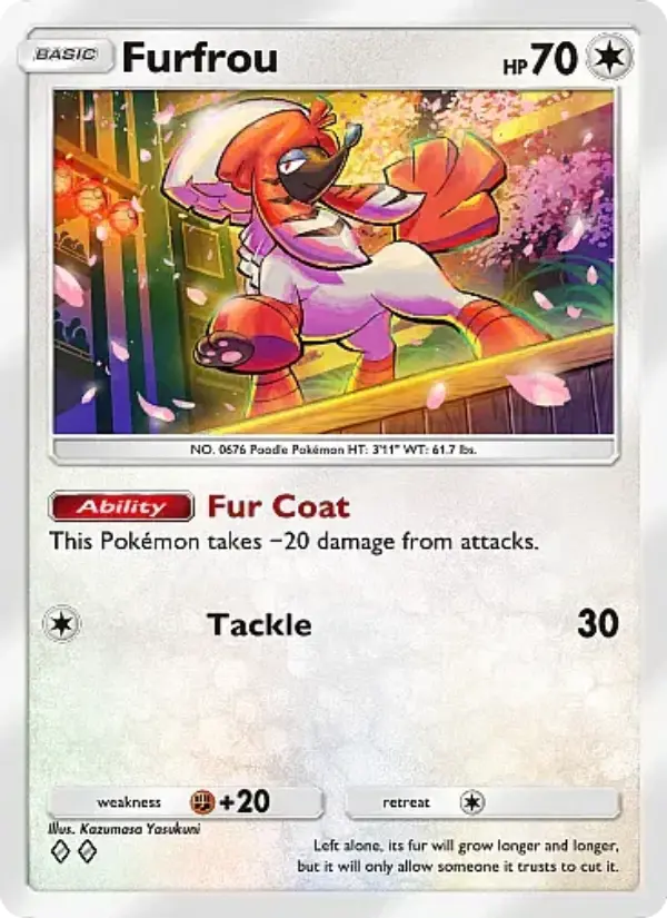 Furfrou — Crimson Blaze card #065
