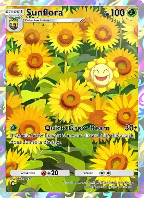 Sunflora — Crimson Blaze card #071