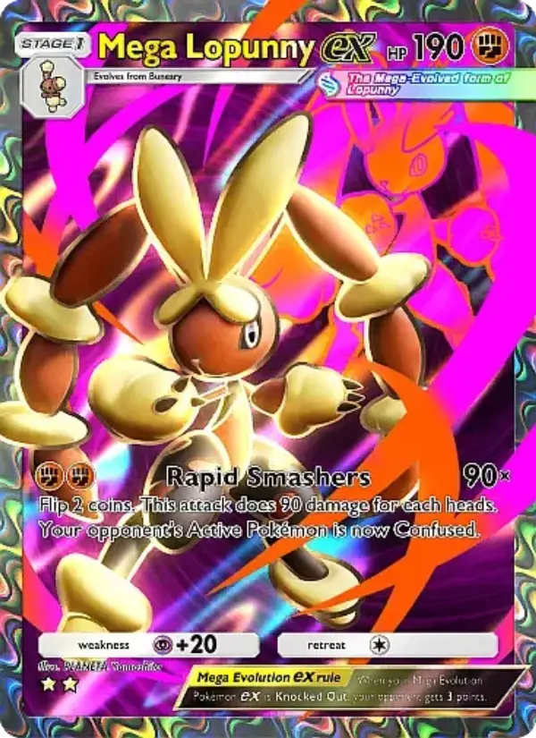 Mega Lopunny ex — Crimson Blaze card #079