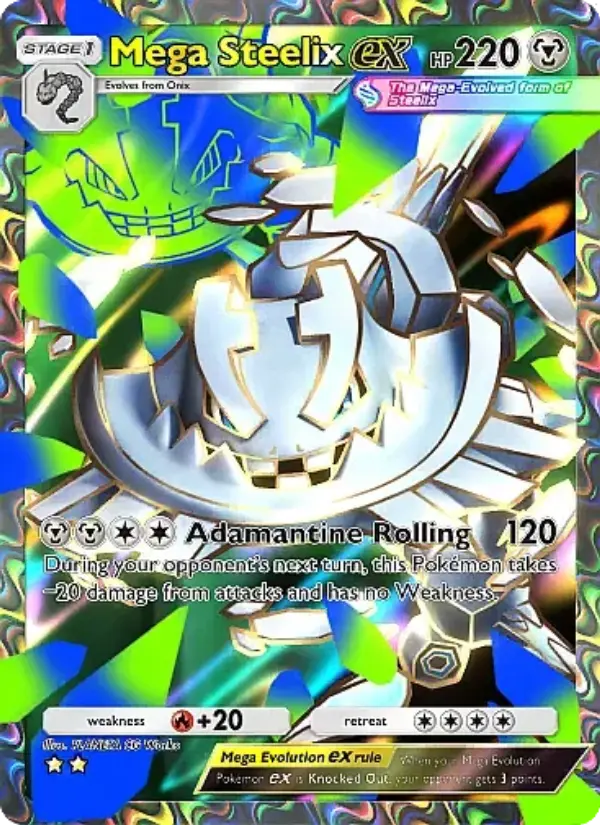 Mega Steelix ex — Crimson Blaze card #080
