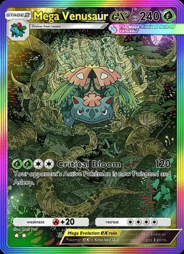 Mega Venusaur ex — Crimson Blaze card #083