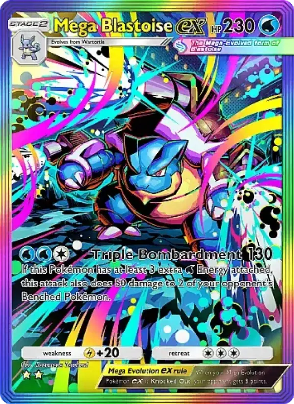 Mega Blastoise ex — Crimson Blaze card #084