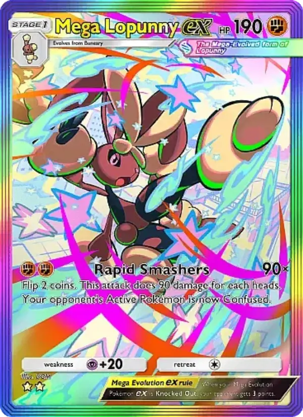 Mega Lopunny ex — Crimson Blaze card #085