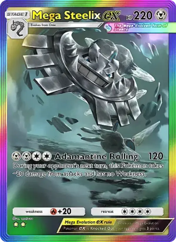 Mega Steelix ex — Crimson Blaze card #086