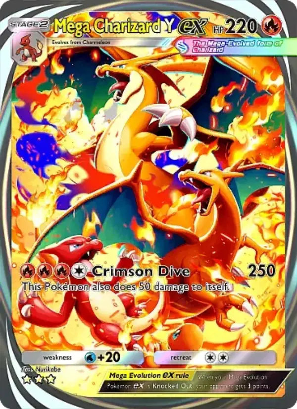 Mega Charizard Y ex — Crimson Blaze card #087