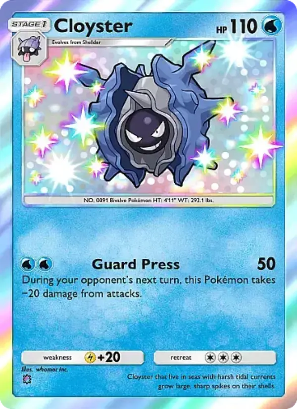 Cloyster — Crimson Blaze card #093