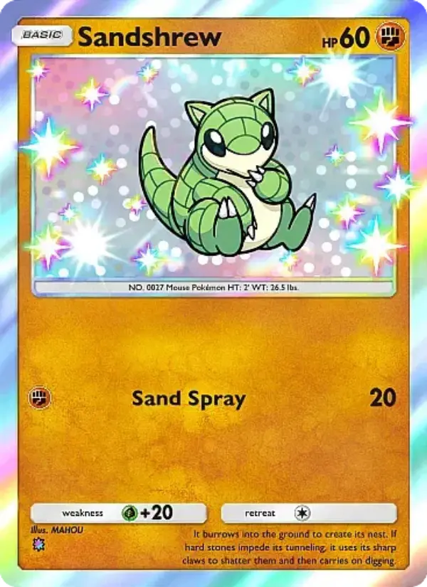 Sandshrew — Crimson Blaze card #094
