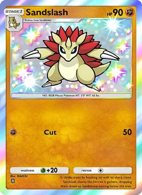Sandslash — Crimson Blaze card #095