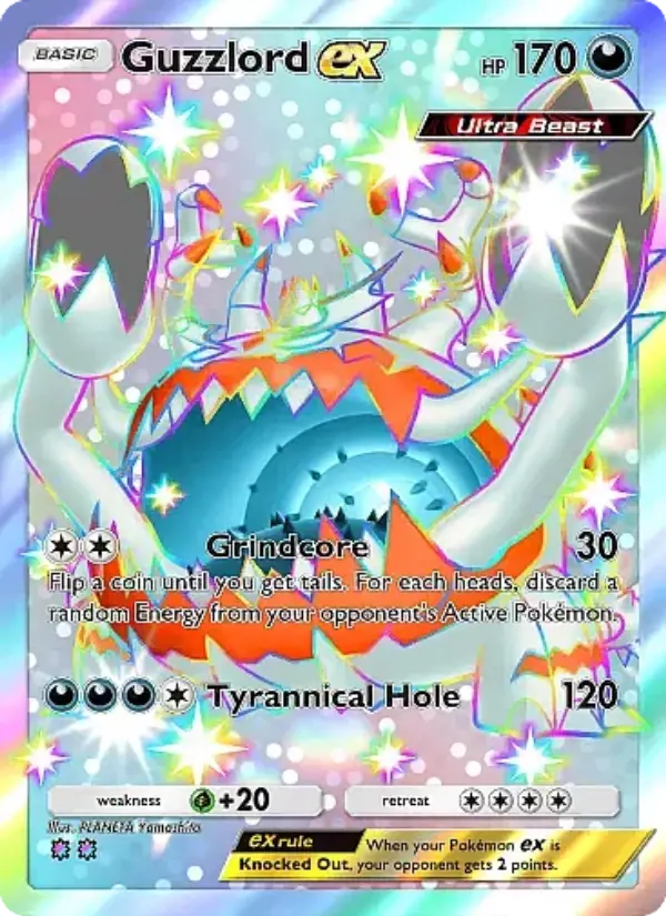 Guzzlord ex — Crimson Blaze card #100