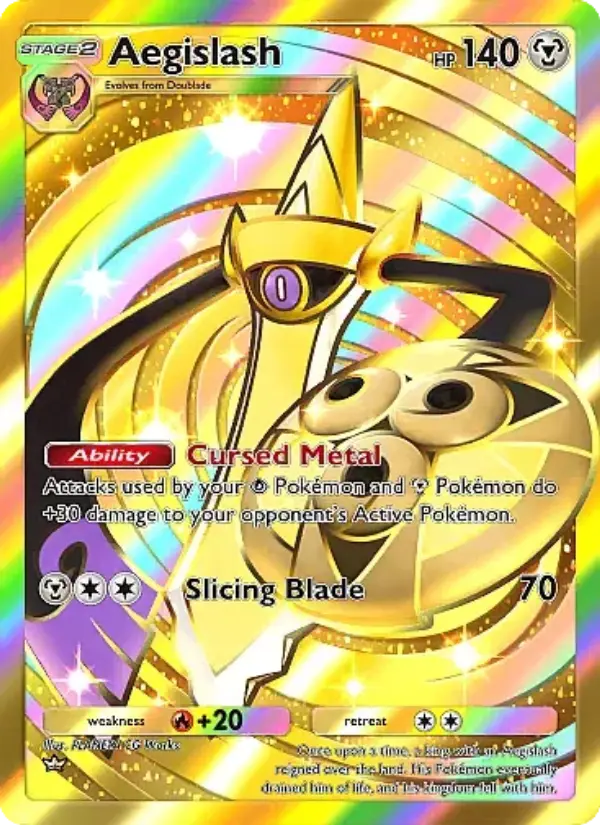 Aegislash — Crimson Blaze card #102
