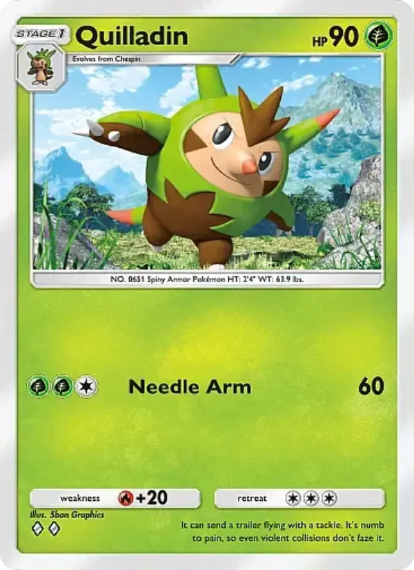 Quilladin — Fantastical Parade card #009