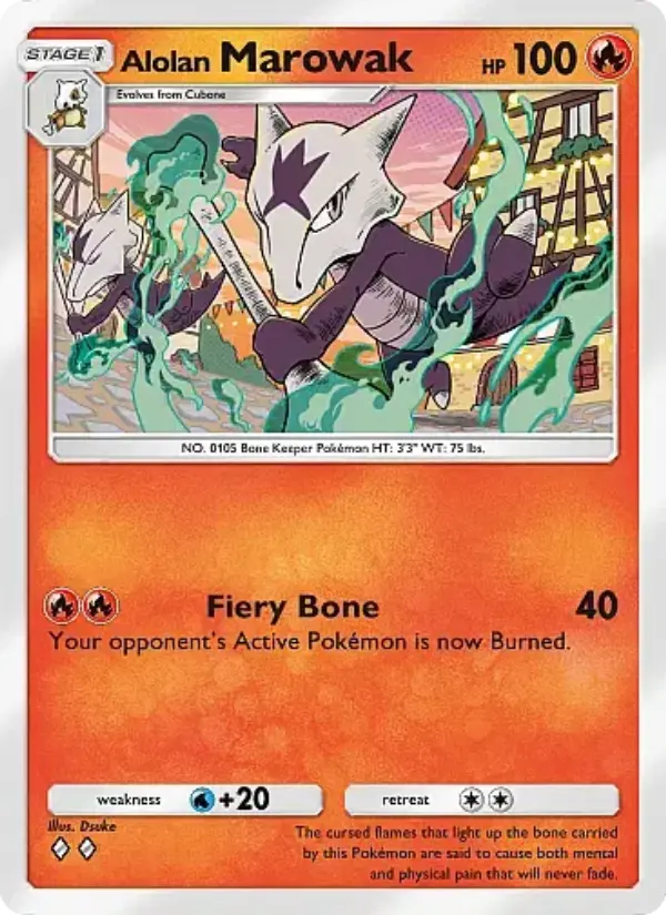 Alolan Marowak — Fantastical Parade card #018