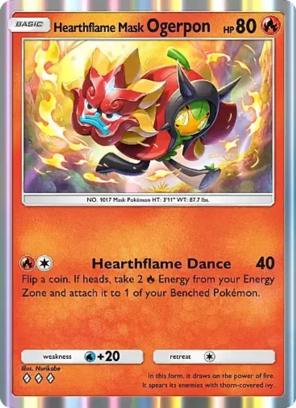 Hearthflame Mask Ogerpon — Fantastical Parade card #027