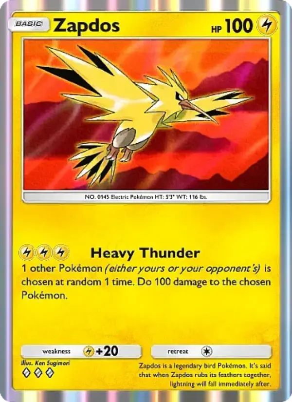 Zapdos — Fantastical Parade card #051