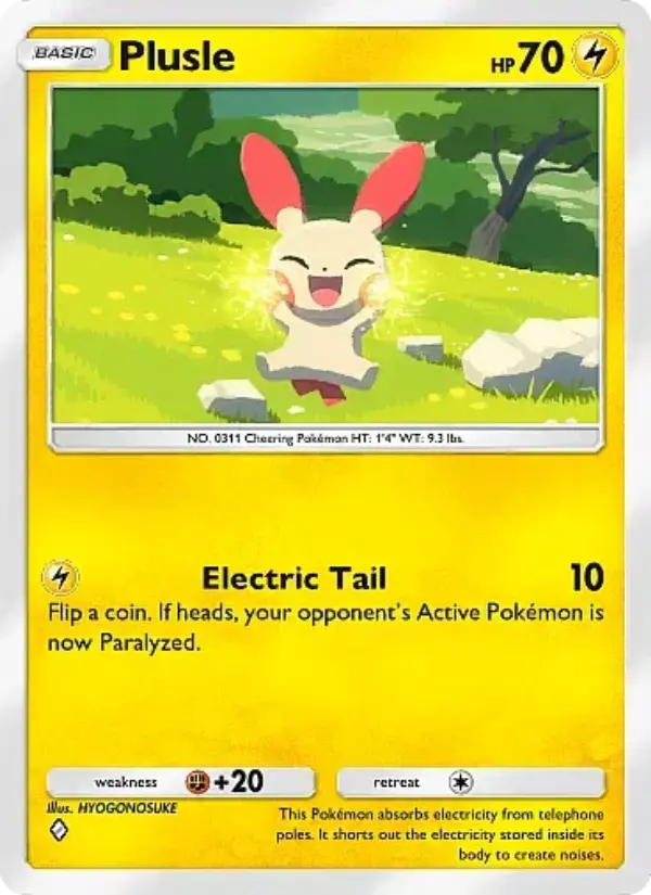Plusle — Fantastical Parade card #052