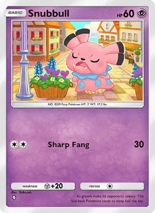 Snubbull — Fantastical Parade card #061