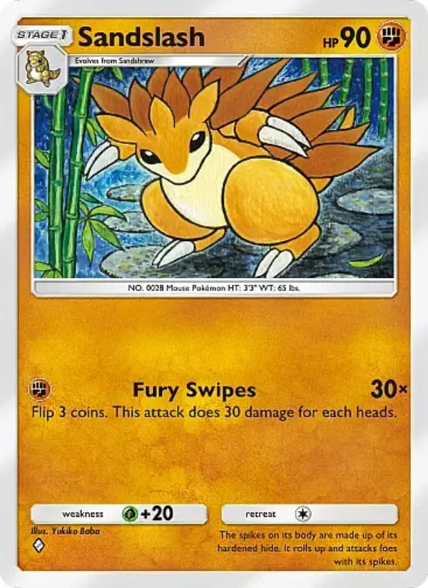 Sandslash — Fantastical Parade card #078