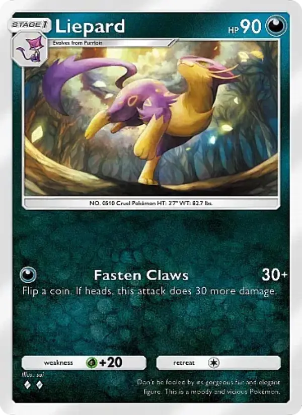 Liepard — Fantastical Parade card #105