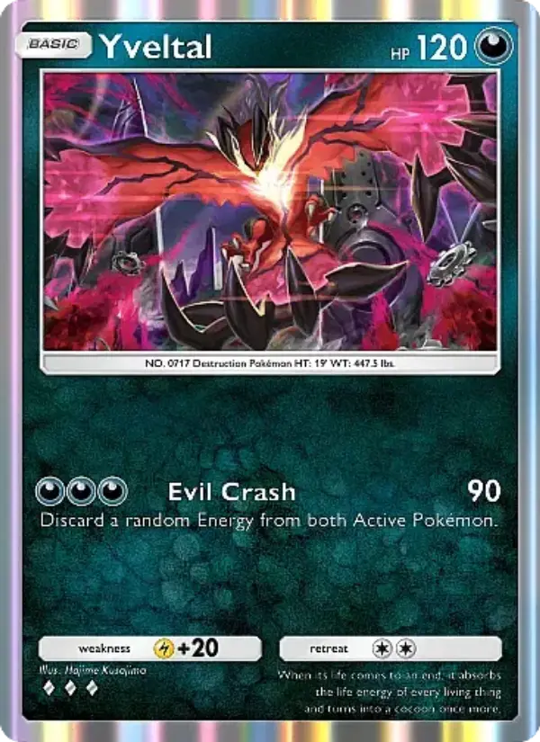 Yveltal — Fantastical Parade card #108