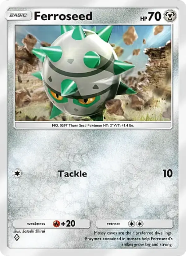 Ferroseed — Fantastical Parade card #115