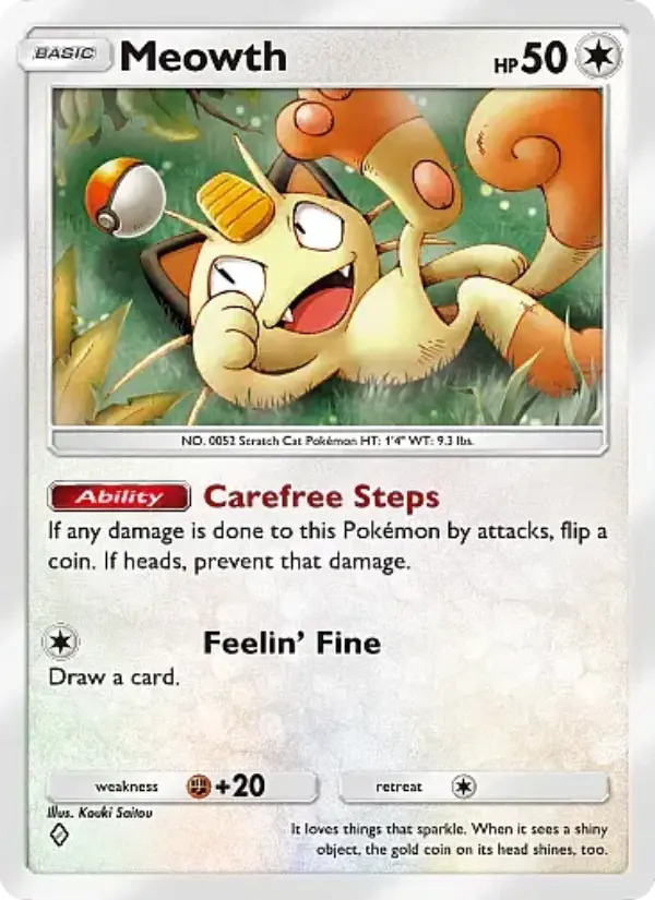 Meowth — Fantastical Parade card #124