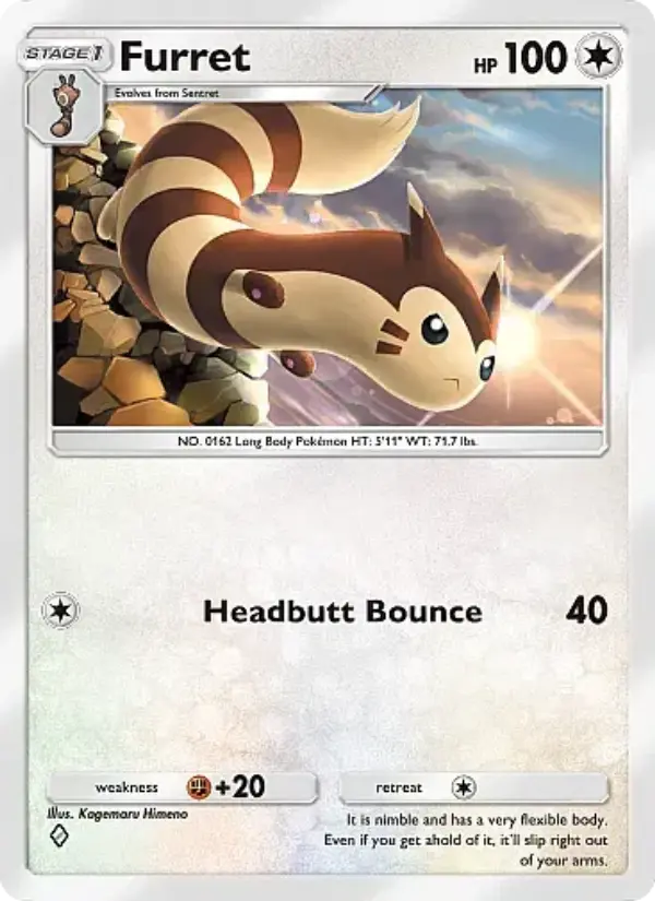Furret — Fantastical Parade card #129