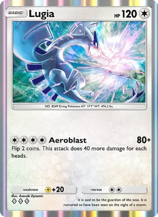 Lugia — Fantastical Parade card #131