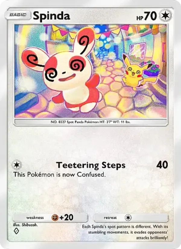 Spinda — Fantastical Parade card #137
