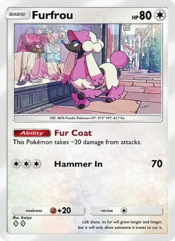 Furfrou — Fantastical Parade card #141