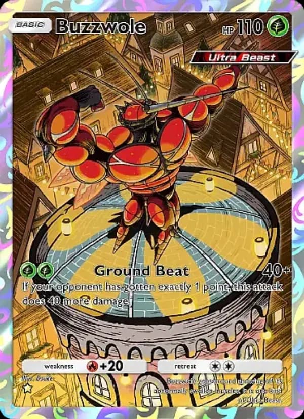 Buzzwole — Fantastical Parade card #159