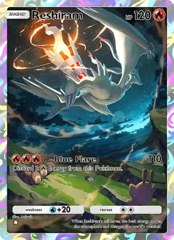 Reshiram — Fantastical Parade card #160