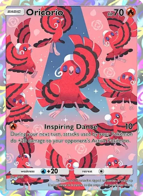 Oricorio — Fantastical Parade card #161