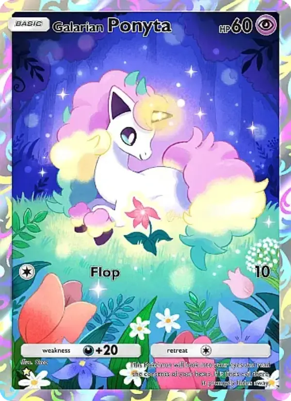 Galarian Ponyta — Fantastical Parade card #167